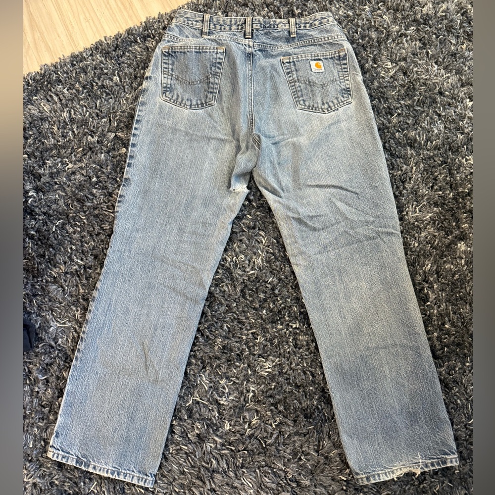 Carhartt Men's Relaxed Fit Blue Jeans 36/39